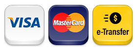 We accept Visa, MasterCard, Debit and Company Cheques Payment Options